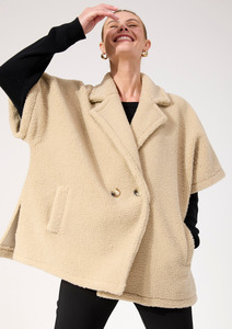 Jackson Oversized Vest - Natural