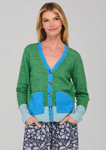 Boom Shankar: Poet Cardigan - Green Multi