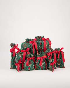Reusable Gift Bag Set - Noel