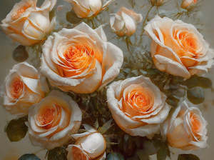 Decoupage: Roses on High