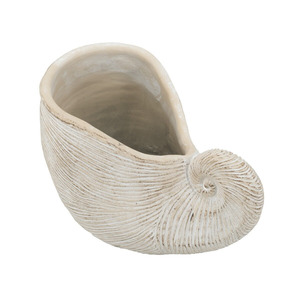 Decorative Planters Nz: Nautilus Shell Cement Planter