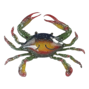 Gifts Under 50: Colourful Crab Metal Art Wall Hanging