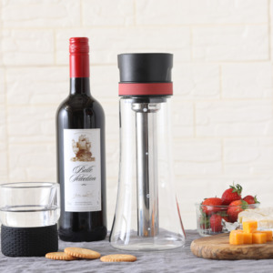 Smart Living Kitchen Nz: Trio Decanter - red accent