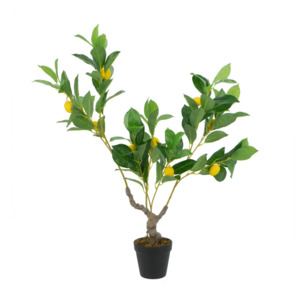 Citrus Bloom: Artificial Real-touch Lemon Tree