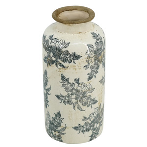 Customer Favourites: Jardin Toile Ceramic Bottle Vase