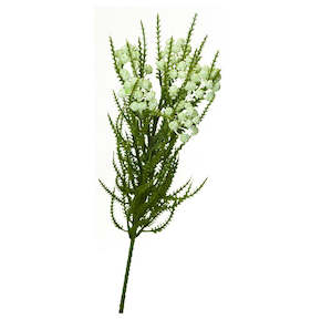 Clearance: Artificial Green/Cream Achillea Spray (Milfoil) Flower