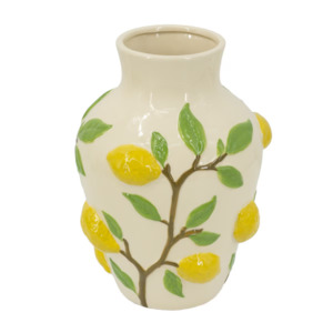 Spring Sale: Lemon Ceramic Vase I
