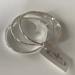 Trio Bangle Silver