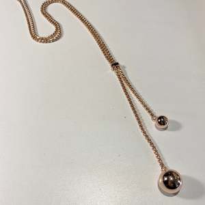 Gold Ball Long Necklace