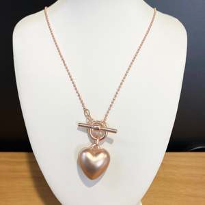 Bubble Rose Gold Heart Matt