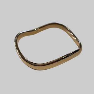 Gold Wave Bangle