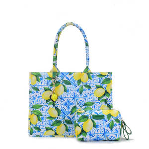 Frontpage: Mediterranen Lemon Tote Set