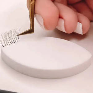 Eye Shape Latex Practice Sponge for Eyelash Extensions 10pcs