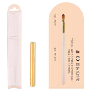 Nail Art Brush - Round Gel Brush - Clean Up Brush