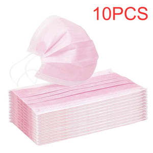 Face Masks: Face Mask Disposable 3 layers - 10pcs