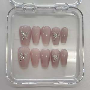 Press On Nails: Press On Nails - Cat Eye - Size S