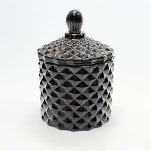 Candles: Soy Wax Candle 200g - Deluxe Black Jar