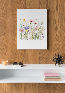 Wall Art Lash Room Decor - Wildflowers Art Print - Digital Download