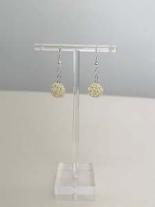 Handmade Seed Beads Dangle Earrings
