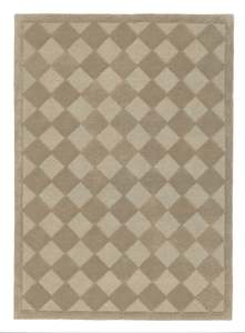 Canaya Beige Diamond Hand-Tufted Rug