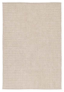 Felted Wool Rugs: Mabel Cream and Beige Braided Rug