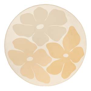 Gwen Yellow Flowers Rollie Pollie Round Playmat