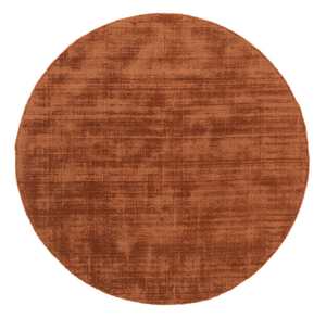 Lupe Terracotta Handwoven Round Rug
