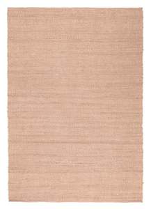Briony Peach Flatweave Jute and Cotton Rug
