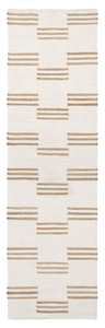 Hendrix Asymmetrical Striped Jute Wool Runner Rug