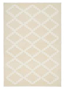 Tata Textured Diamond Neutral Washable Rug