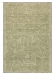 Savona Green Botanical Washable Rug