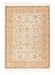 Beverly Yellow and Orange Boho Picnic Rug