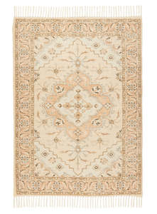 Sultry Summer Rugs: Anita Neutral Cream Boho Picnic Rug