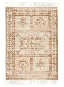 Sultry Summer Rugs: Tiana Brown and Beige Tribal Picnic Rug