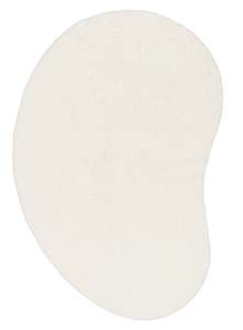 Cotton Jute Rugs: Tasha Modern Cream Cotton Washable Rug