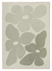 Green Rugs: Rory Grey Green Flowers Rollie Pollie Playmat