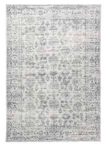 Heidi Green and Grey Distressed Washable Rug