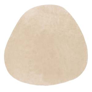Wonderland: Felda Beige Irregular Round Washable Rug