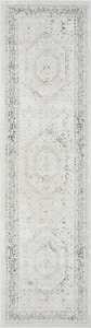 Katya Cream And Grey Multi-Colour Traditional Floral Runner Rug