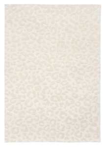 Animal Print Rugs: Agnes Ivory Cream Carved Animal Pattern Rug