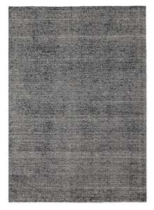 Black Rugs: Jena Midnight Blue and White Hand Loomed Cotton Rug