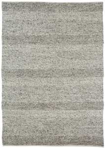 Toe Pleasers: Amalie Marbled Grey Braided and Looped Rug