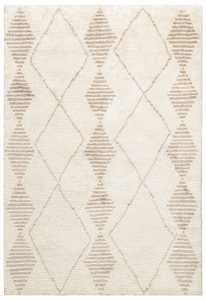 Lifestyle: Frankie Ivory and Beige Tribal PET Rug