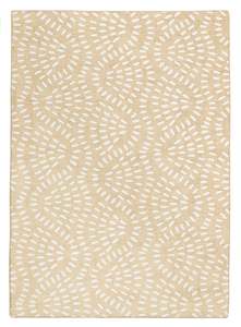 Beige Rugs: Eula Beige and Light Beige Abstract Rollie Pollie Playmat