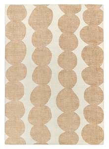 Lexa Beige and Light Beige Abstract Rollie Pollie Playmat