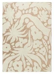 Calo Beige and Brown Floral Rollie Pollie Playmat