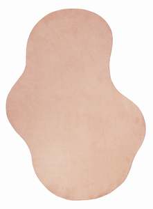 Beige Rugs: Taliya Dark Beige Irregular Shape Washable Rug