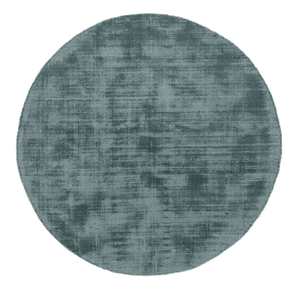 Blue Rugs: Nico Turquoise Handwoven Round Rug