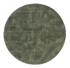 Lifestyle: Franz Green Handwoven Round Rug