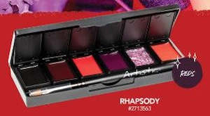 Artistic Colour Gloss Gel Polishes: Artistic Cream Colour Gel 6pc Palette - Rhapsody (Reds) - NEW & IN STOCK